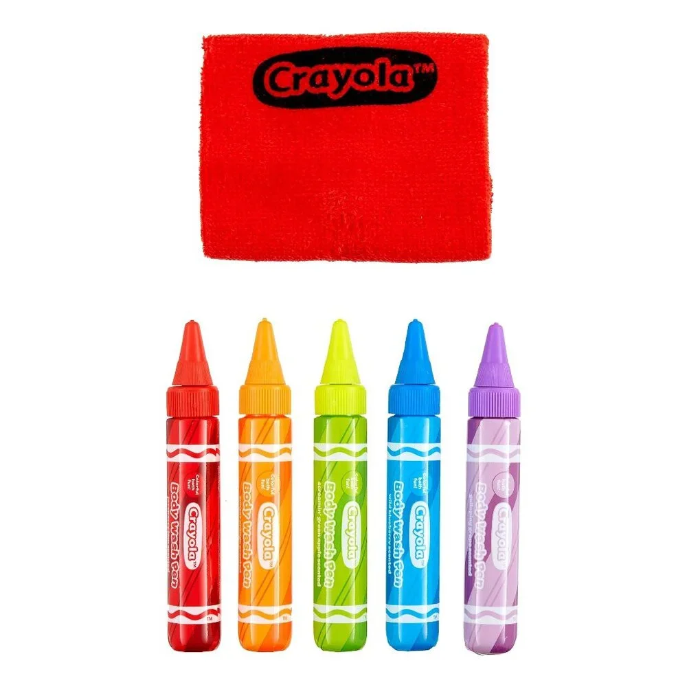 Crayola Kids Body Wash Crayon Set, 5 Count
